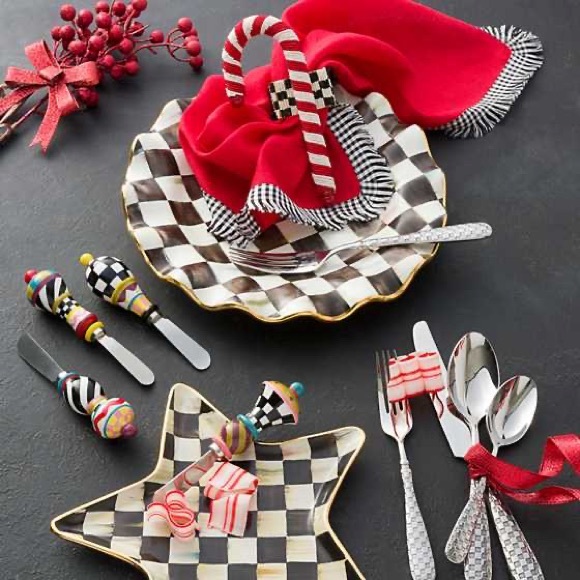 MacKenzie-Childs Jubilee Canape Knives - Set of 4 - Picture 4 of 5